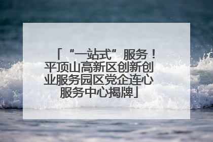 “一站式”服务！平顶山高新区创新创业服务园区党企连心服务中心揭牌