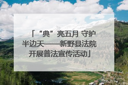 “典”亮五月 守护半边天——新野县法院开展普法宣传活动