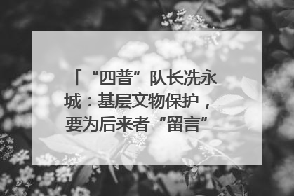 “四普”队长冼永城：基层文物保护，要为后来者“留言”｜文化中国行·我在广东找文物