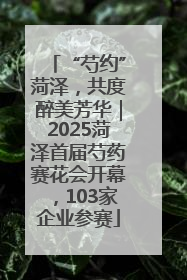 “芍约”菏泽，共度醉美芳华｜2025菏泽首届芍药赛花会开幕，103家企业参赛