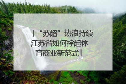 “苏超”热浪持续 江苏省如何撑起体育商业新范式