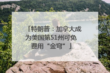 特朗普：加拿大成为美国第51州可免费用“金穹”