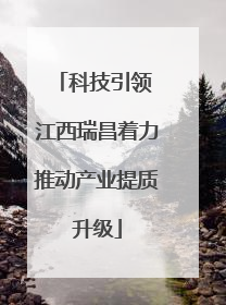 科技引领 江西瑞昌着力推动产业提质升级
