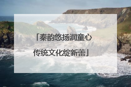 秦韵悠扬润童心 传统文化绽新蕾