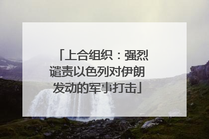上合组织：强烈谴责以色列对伊朗发动的军事打击