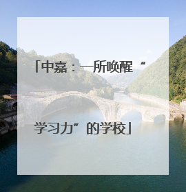 中嘉：一所唤醒“学习力”的学校