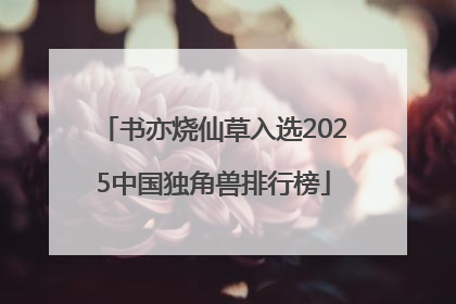 书亦烧仙草入选2025中国独角兽排行榜
