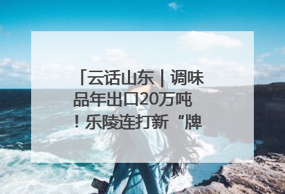 云话山东｜调味品年出口20万吨！乐陵连打新“牌”助力企业出海