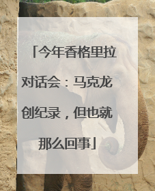 今年香格里拉对话会：马克龙创纪录，但也就那么回事
