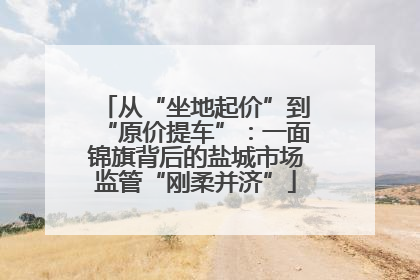 从“坐地起价”到“原价提车”：一面锦旗背后的盐城市场监管“刚柔并济”