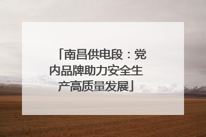 南昌供电段：党内品牌助力安全生产高质量发展