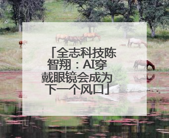 全志科技陈智翔：AI穿戴眼镜会成为下一个风口