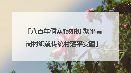 八百年侗寨颜如初 黎平黄岗村织就传统村落平安图