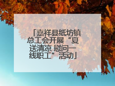 嘉祥县纸坊镇总工会开展“夏送清凉 慰问一线职工”活动