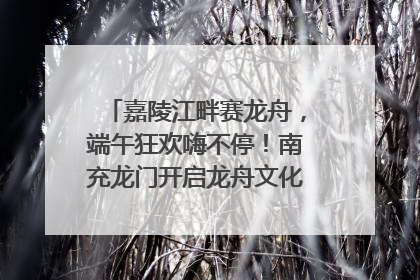 嘉陵江畔赛龙舟，端午狂欢嗨不停！南充龙门开启龙舟文化盛宴｜镜观四川