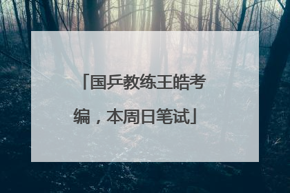 国乒教练王皓考编，本周日笔试