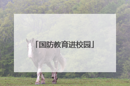 国防教育进校园