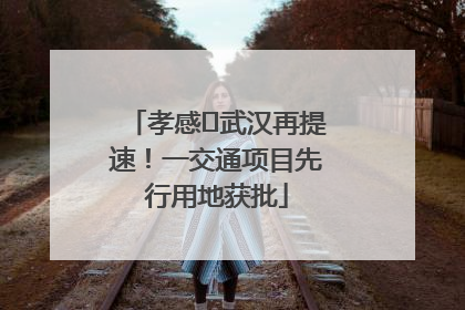 孝感⇋武汉再提速！一交通项目先行用地获批