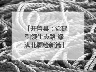 开鲁县：党建引领生态路 绿满北疆绘新篇