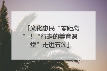 文化惠民“零距离”！“行走的美育课堂”走进五莲