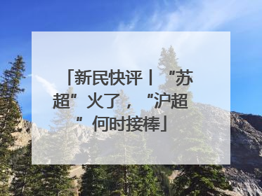 新民快评丨“苏超”火了，“沪超”何时接棒