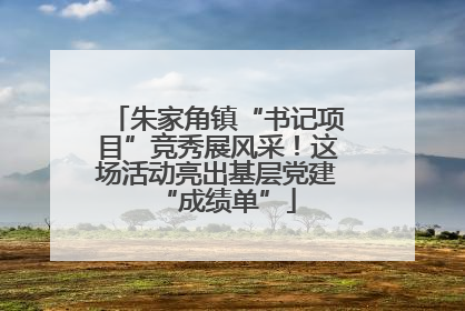 朱家角镇“书记项目”竞秀展风采！这场活动亮出基层党建“成绩单”