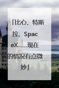 比心、特斯拉、SpaceX……现在的情况有点微妙