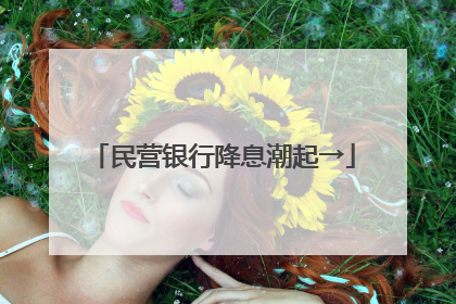 民营银行降息潮起→