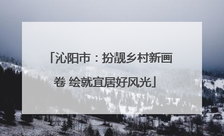 沁阳市：扮靓乡村新画卷 绘就宜居好风光