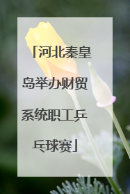 河北秦皇岛举办财贸系统职工乒乓球赛