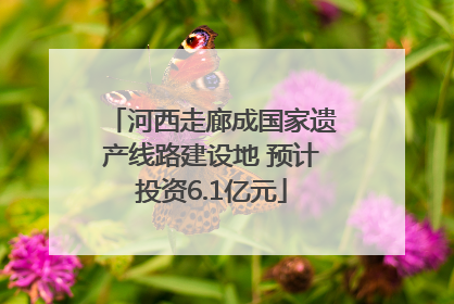 河西走廊成国家遗产线路建设地 预计投资6.1亿元