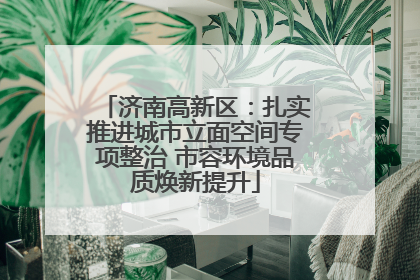 济南高新区：扎实推进城市立面空间专项整治 市容环境品质焕新提升