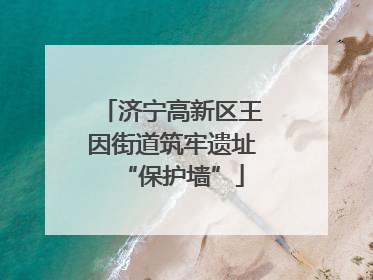 济宁高新区王因街道筑牢遗址“保护墙”