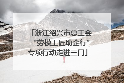 浙江绍兴市总工会“劳模工匠助企行”专项行动走进三门