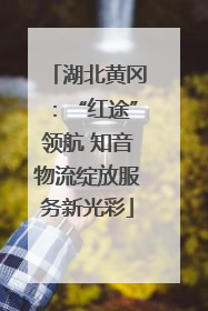 湖北黄冈：“红途”领航 知音物流绽放服务新光彩