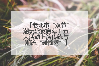 老北市“双节”潮玩盛宴启幕！五大活动上演传统与潮流“碰撞秀”