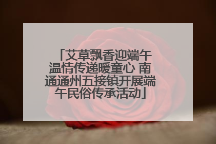 艾草飘香迎端午 温情传递暖童心 南通通州五接镇开展端午民俗传承活动
