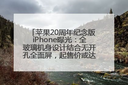 苹果20周年纪念版iPhone曝光：全玻璃机身设计结合无开孔全面屏，起售价或达1.45万人民币