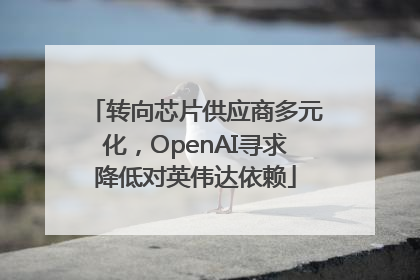 转向芯片供应商多元化，OpenAI寻求降低对英伟达依赖