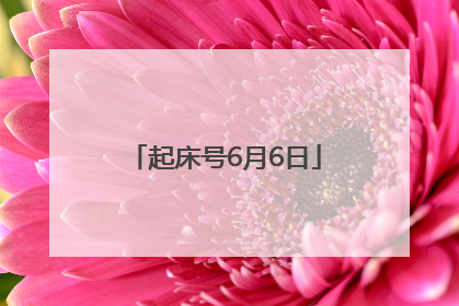 起床号6月6日