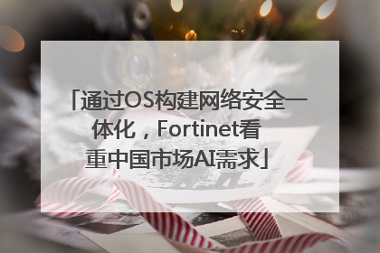 通过OS构建网络安全一体化，Fortinet看重中国市场AI需求