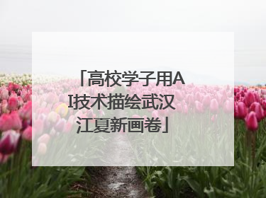 高校学子用AI技术描绘武汉江夏新画卷