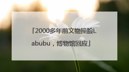 2000多年前文物撞脸Labubu，博物馆回应