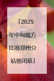2025年中匈魔方比赛郑州分站赛闭幕
