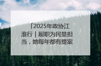 2025年政协江淮行｜履职为民显担当，她每年都有提案被评为“优秀”