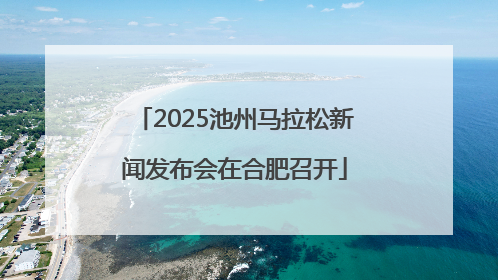 2025池州马拉松新闻发布会在合肥召开
