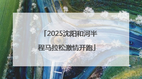 2025沈阳和河半程马拉松激情开跑